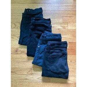 Bundle Of 4 Pairs Of Madewell Black Skinny Jeans - image 1